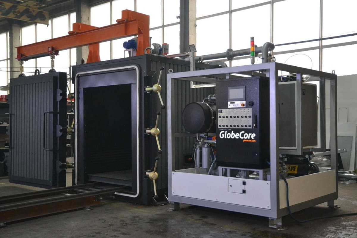 Vacuum drying oven for power transformers