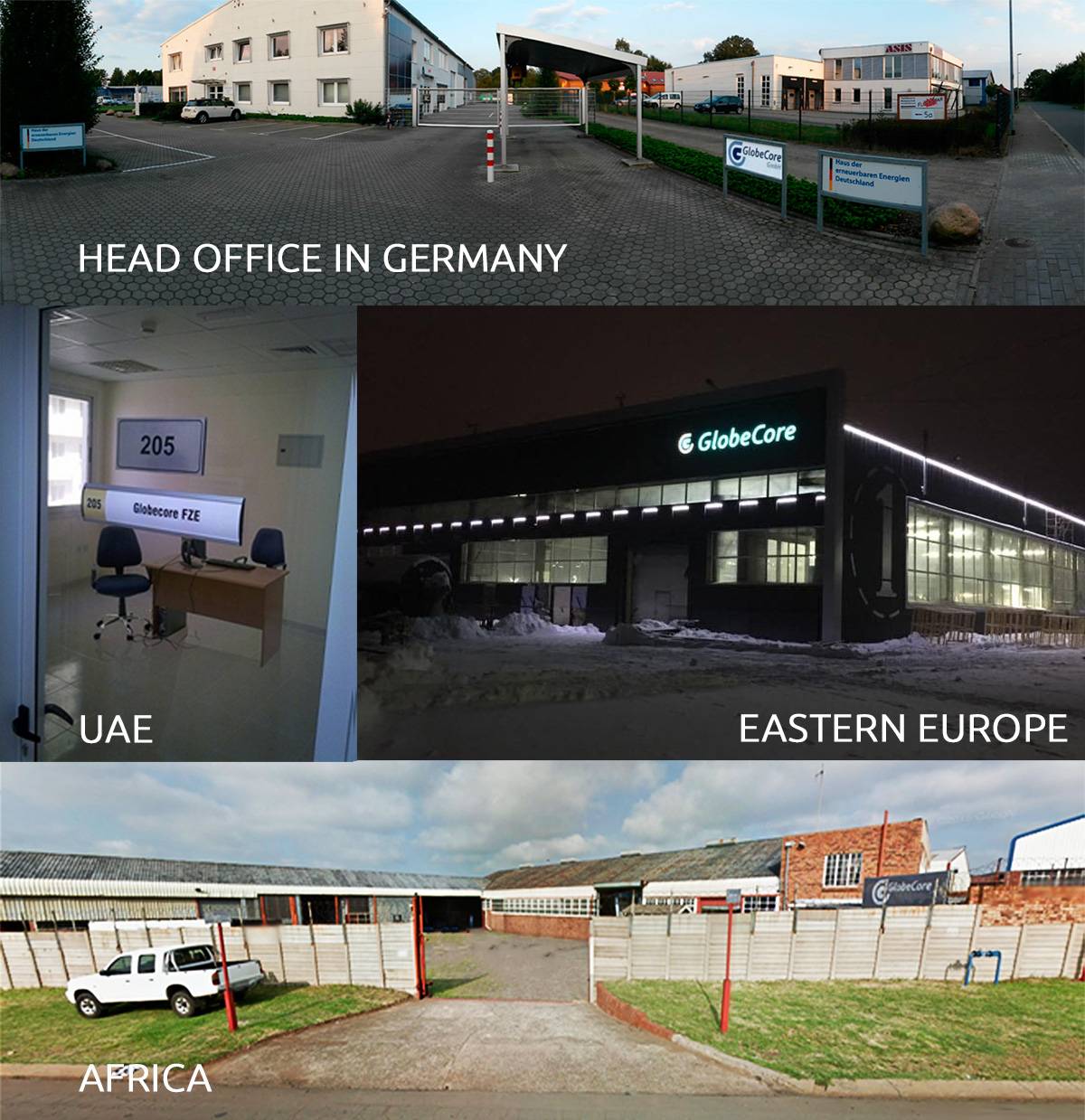 Globecore oil regeneration offices