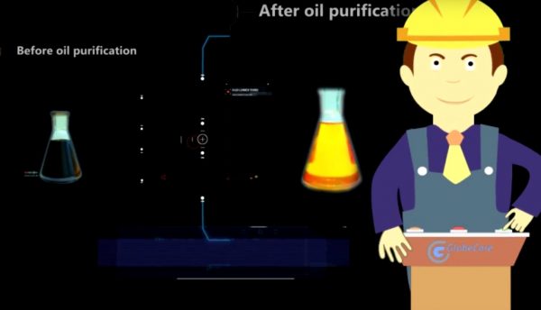 Clarificación de combustible y aceite en la instalación de UVR