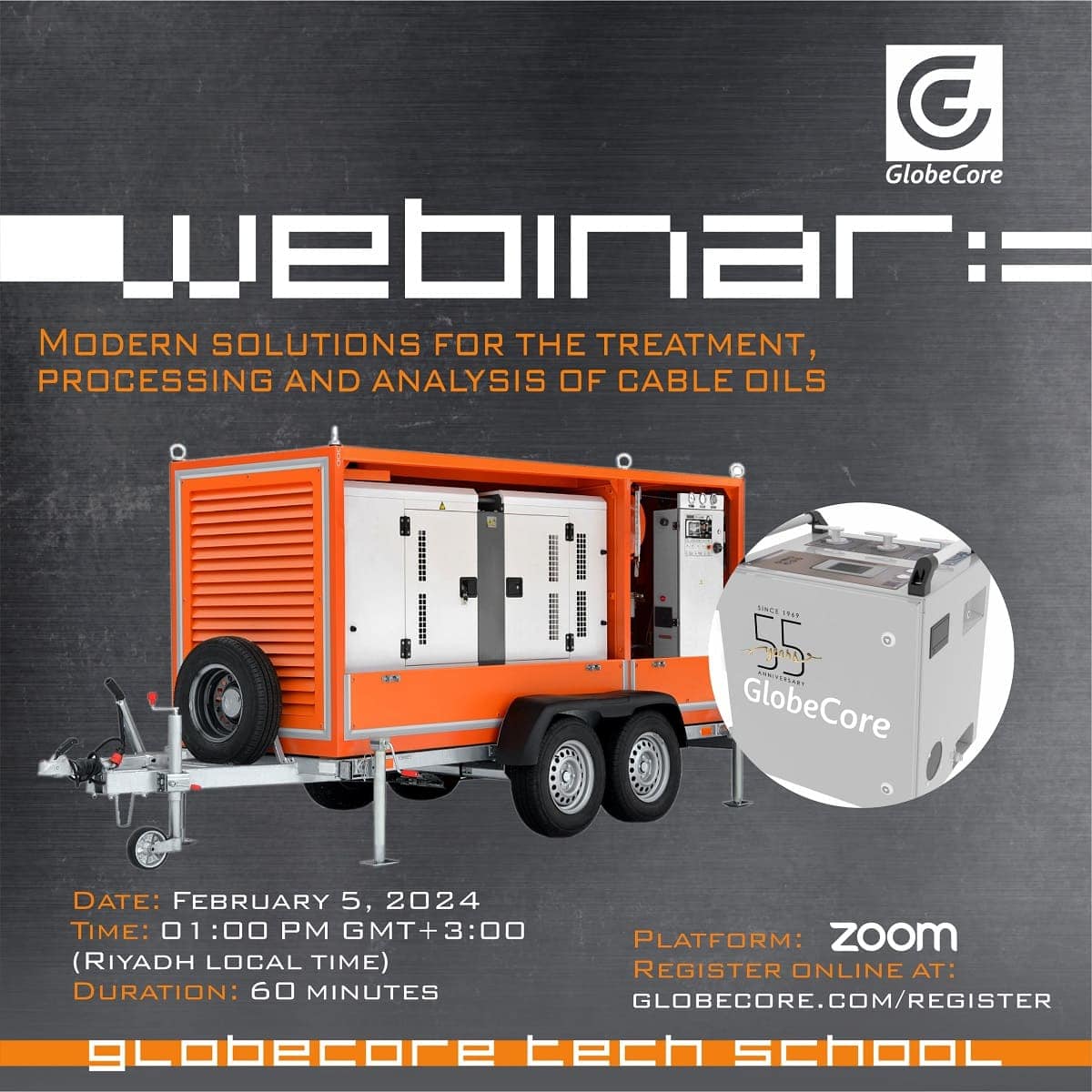 Webinar: Modern solutions for the treatment, processing and analysis of cable oils