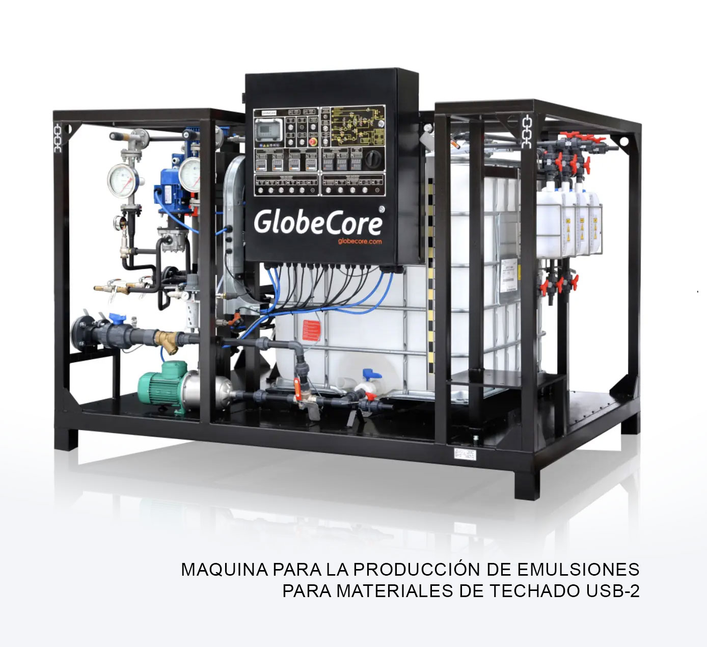 Maquina para la producción de emulsiones para materiales de techado USB-2