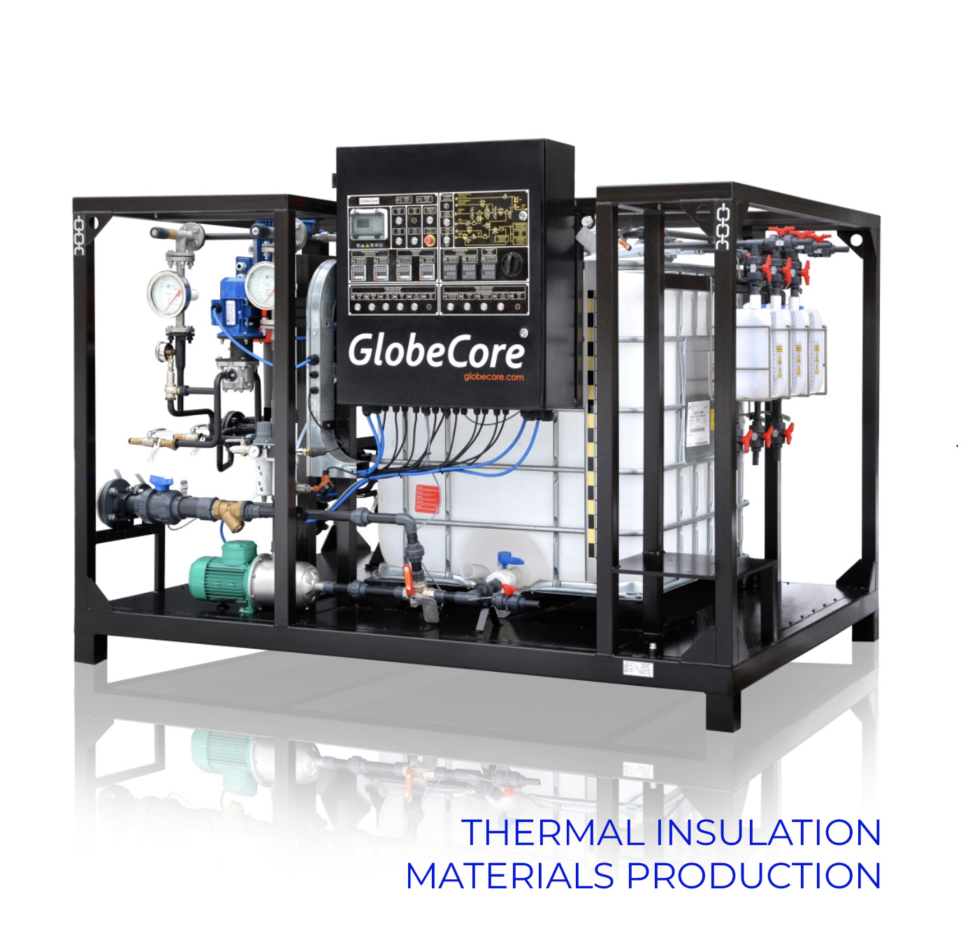 Thermal insulation materials production
