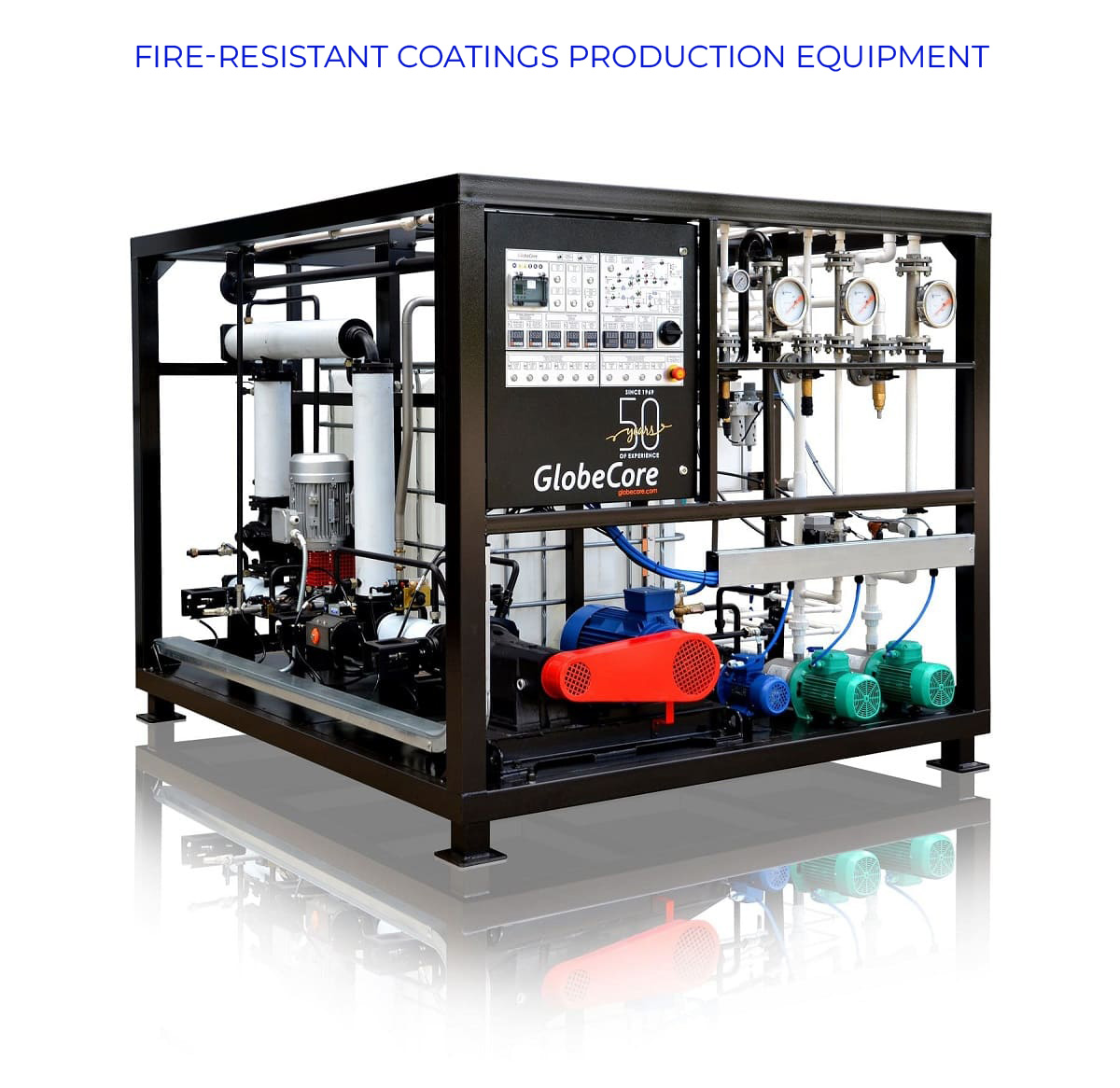Fire-resistant coatings production equipment
