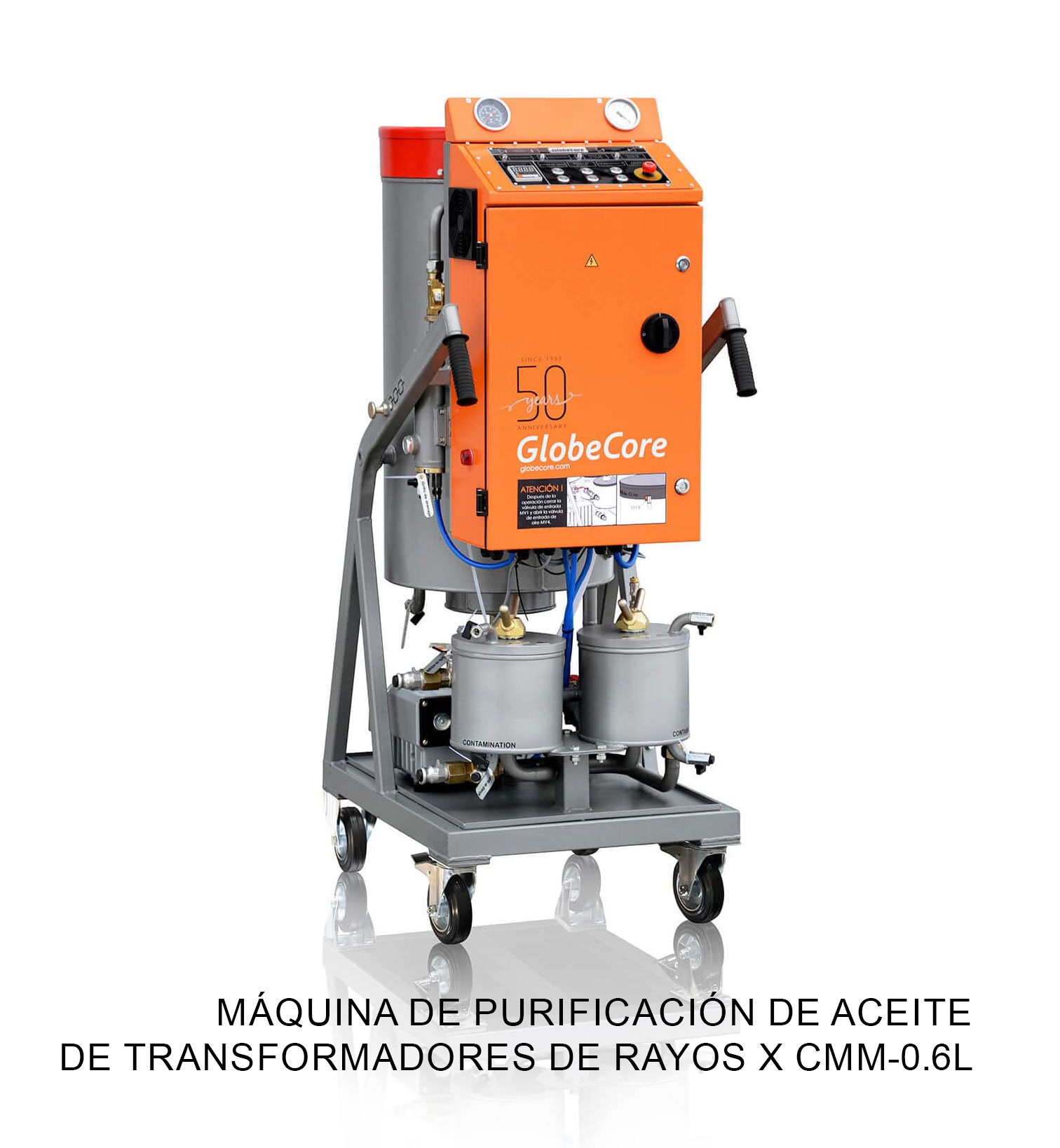 Máquina de purificación de aceite de transformadores de rayos X CMM-0.6L