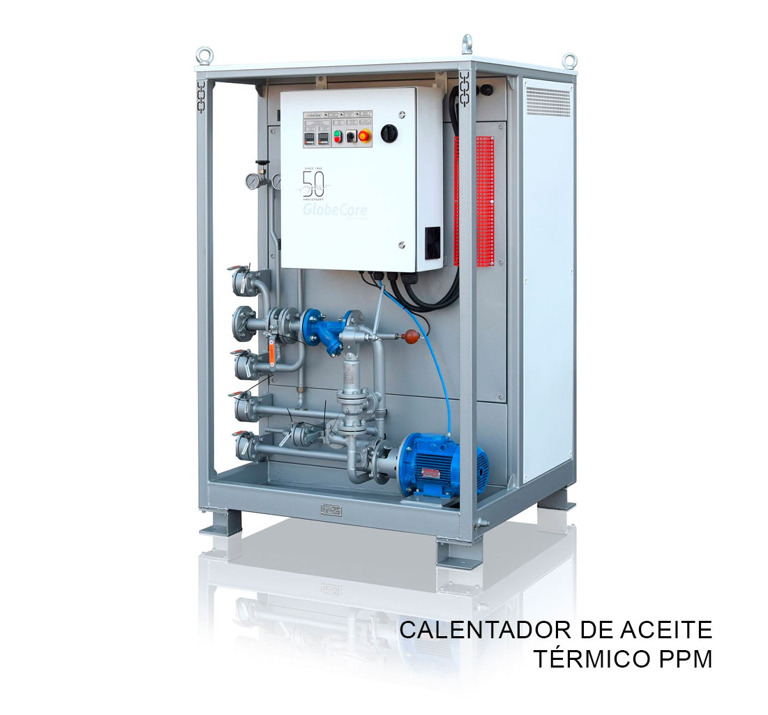 Calentador de aceite térmico PPM
