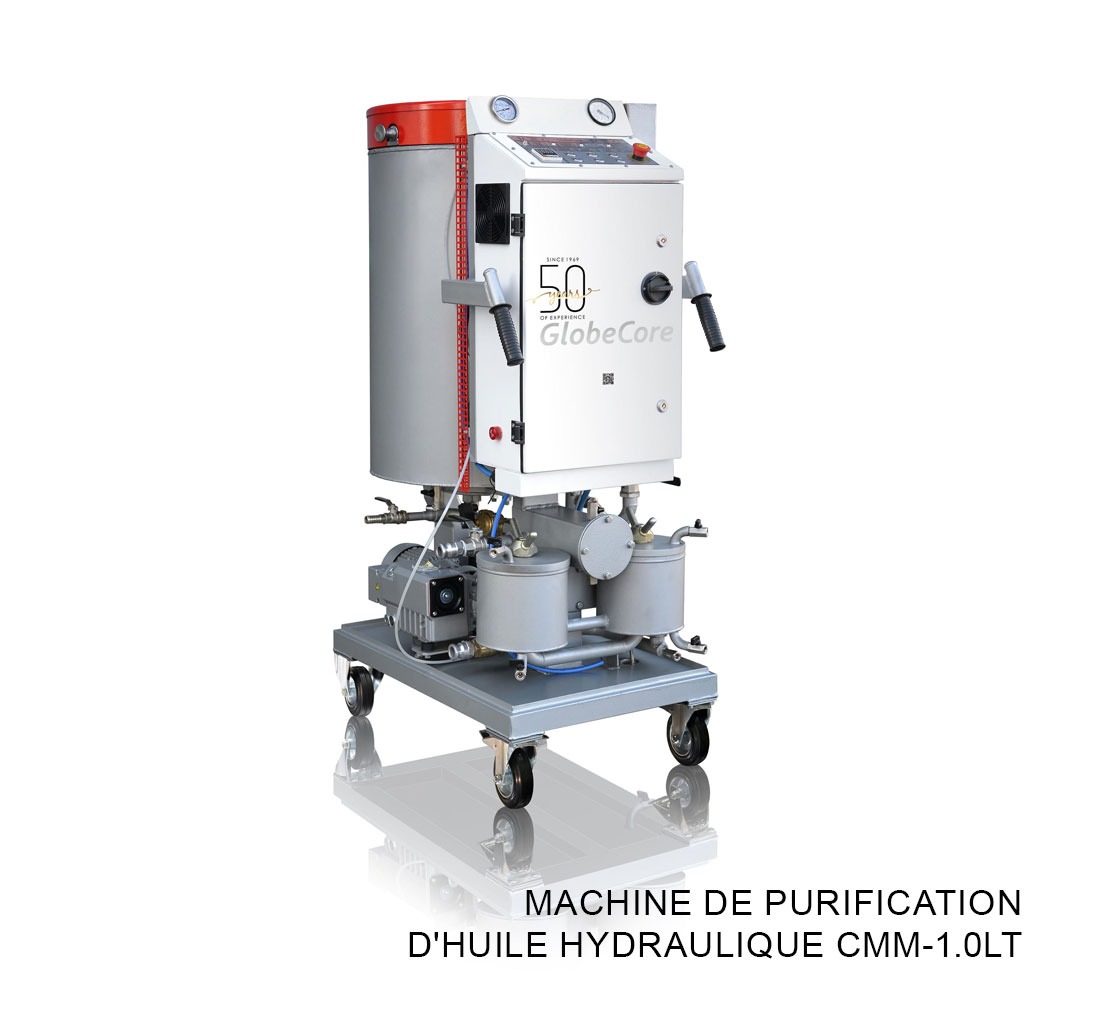 Machine de purification d'huile hydraulique CMM-1.0LT