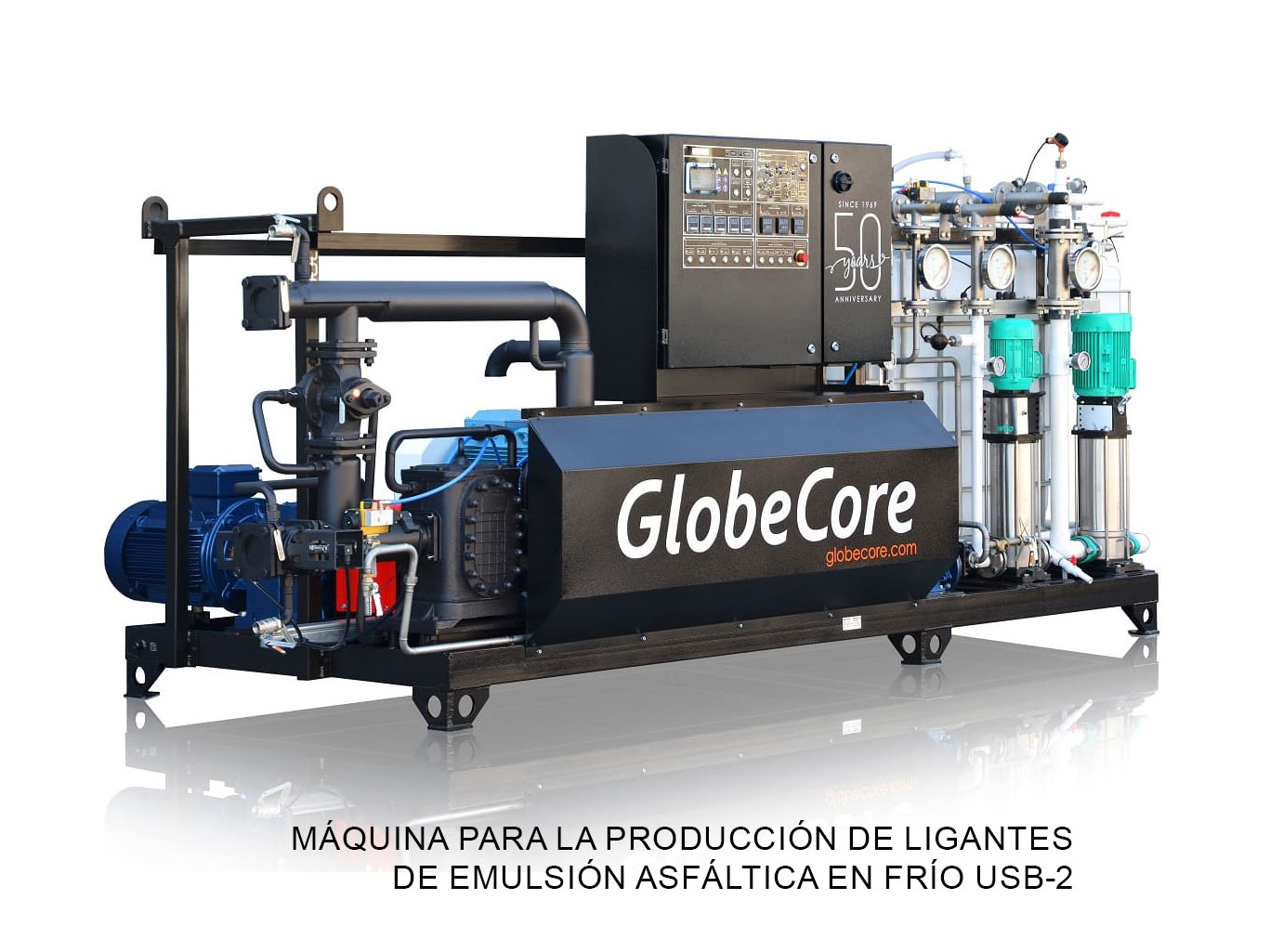 Máquina para la producción de ligantes de emulsión asfáltica en frío USB-2