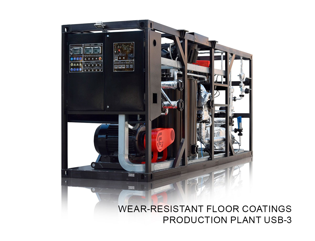 Wear-resistant floor coatings production plant USB-3