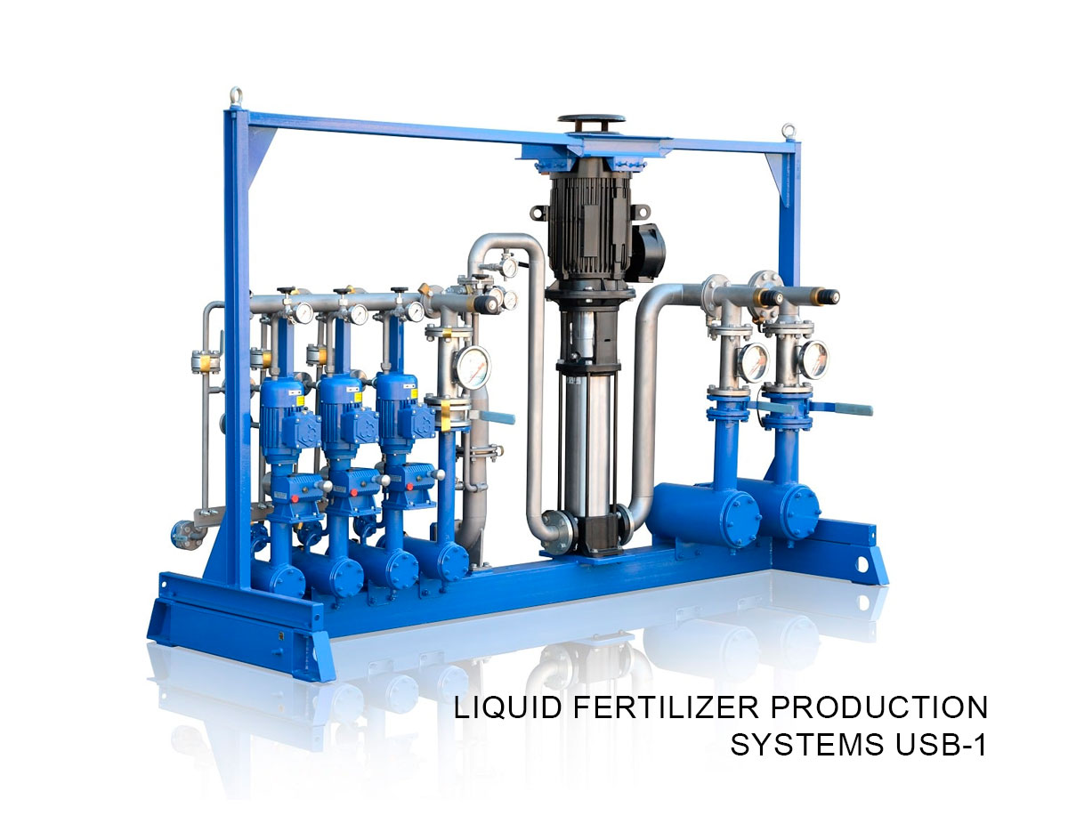 Liquid fertilizer production systems USB-1