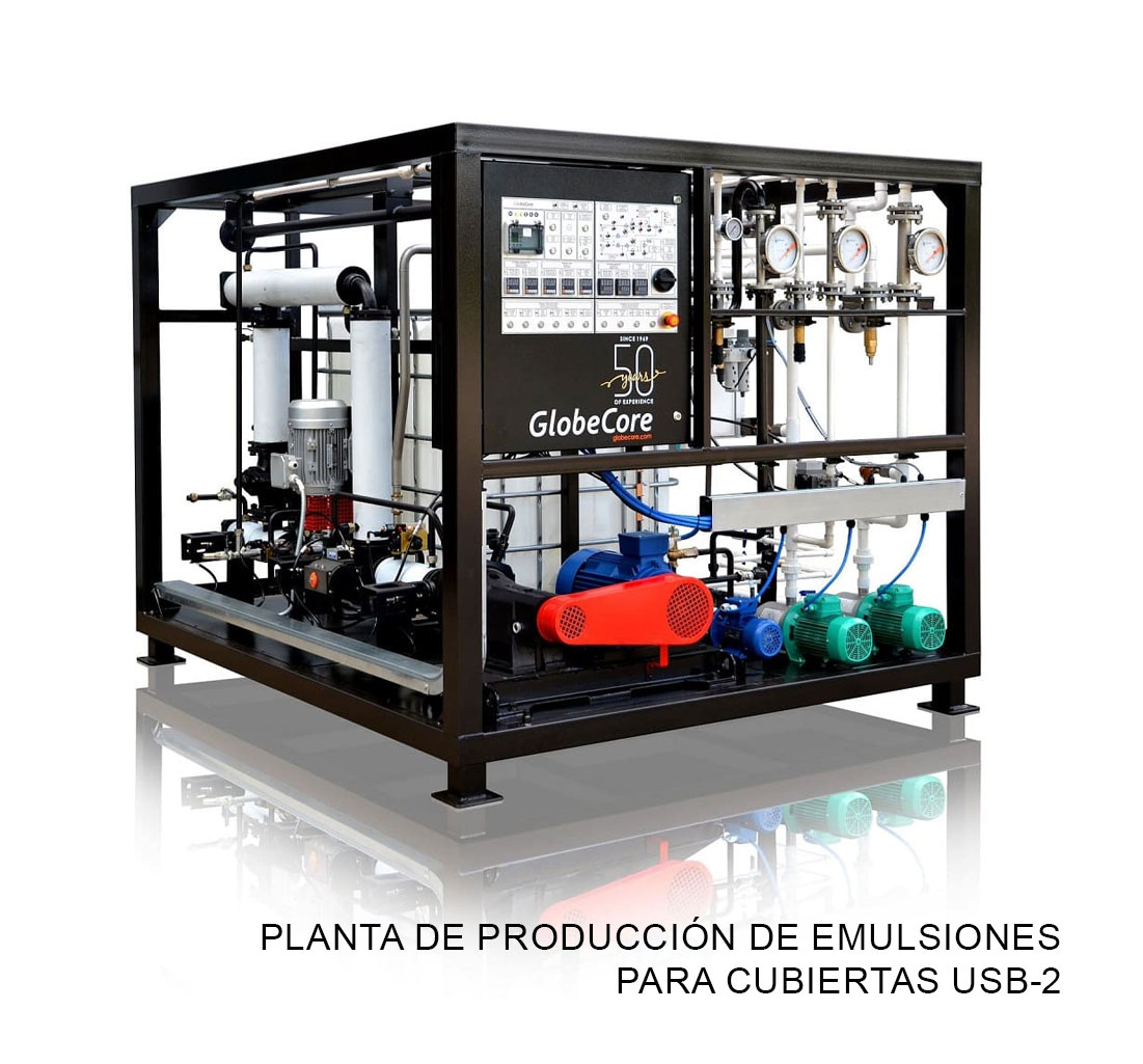 Planta de producción de emulsiones para cubiertas USB-2