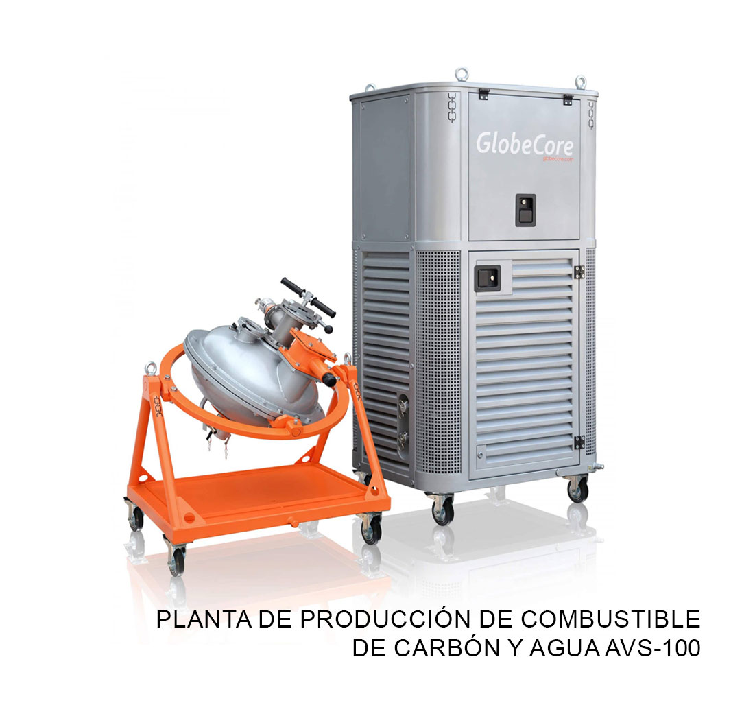 Planta de producción de combustible de carbón y agua AVS-100