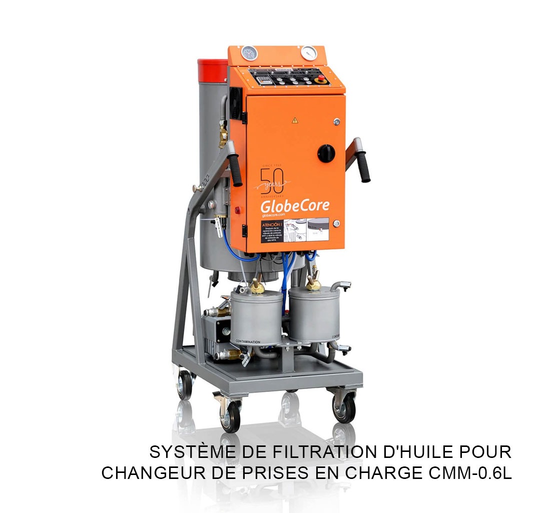Système de filtration d'huile pour changeur de prises en charge CMM-0.6L