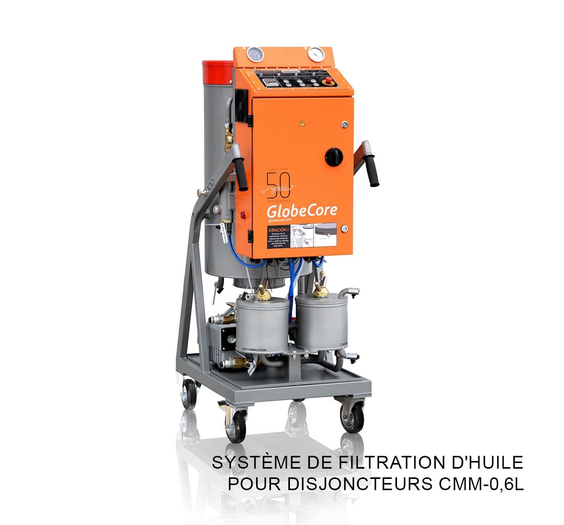 Système de filtration d'huile pour disjoncteurs CMM-0,6L