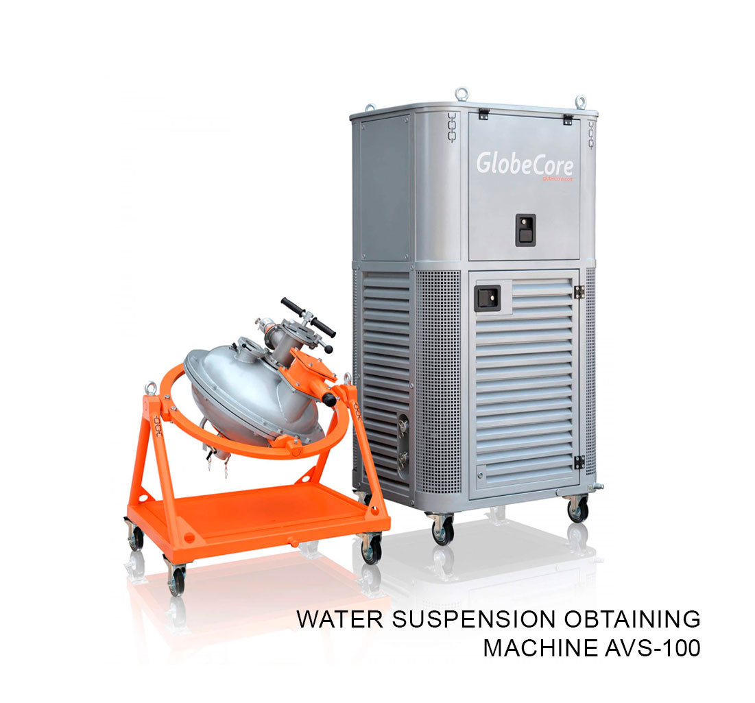 Water suspension obtaining machine AVS-100