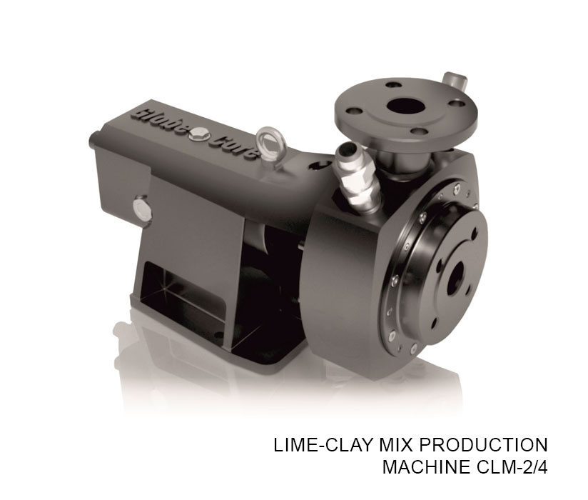 Lime-clay mix production machine CLM-2/4