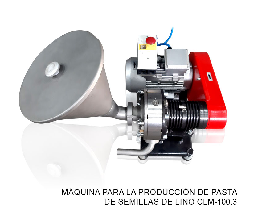 Máquina para la producción de pasta de semillas de lino CLM-100.3