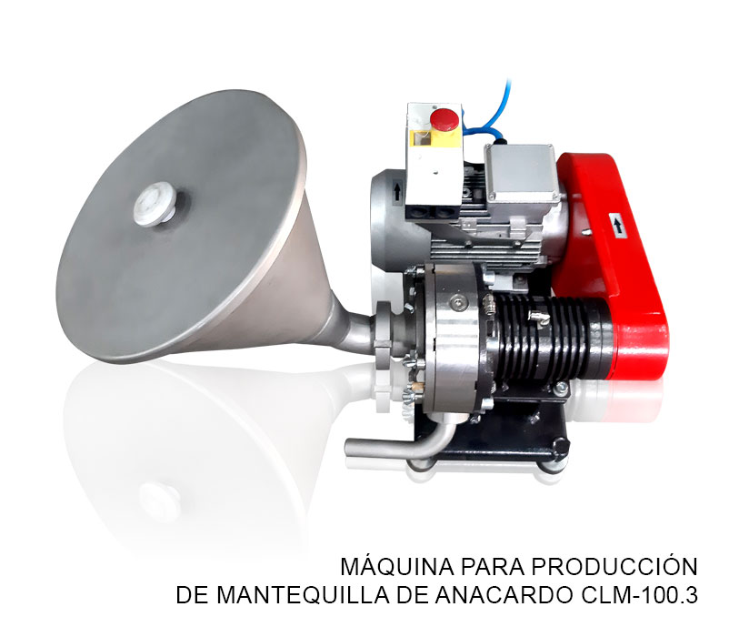 Máquina para producción de mantequilla de anacardo CLM-100.3