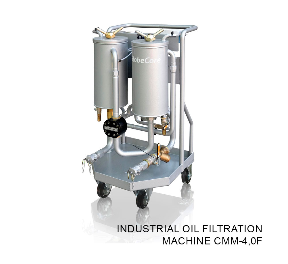 Industrial oil filtration machine CMM-4,0F