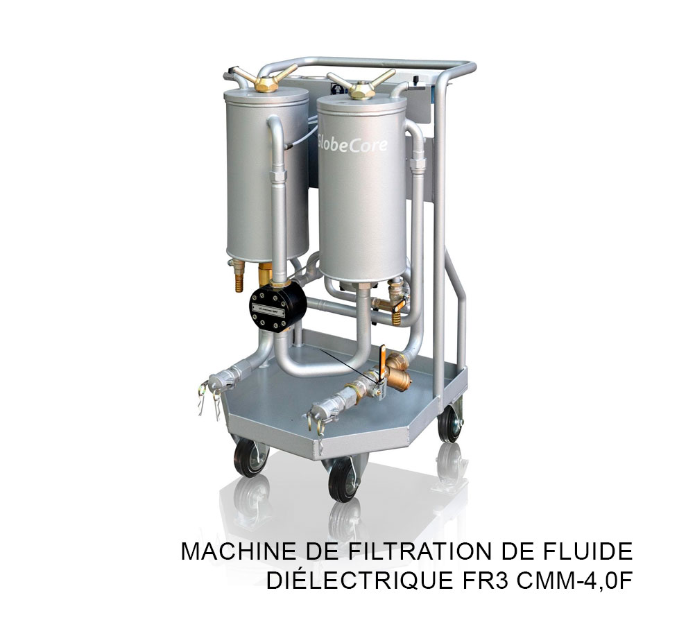 Machine de filtration de fluide diélectrique FR3 CMM-4,0F