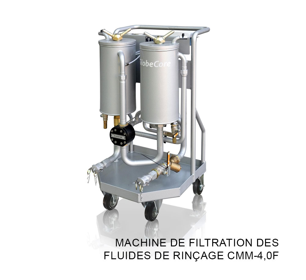 Machine de filtration des fluides de rinçage CMM-4,0F