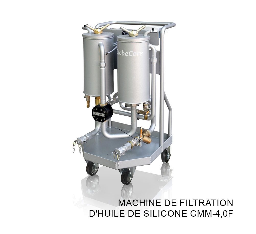Machine de filtration d'huile de silicone CMM-4,0F