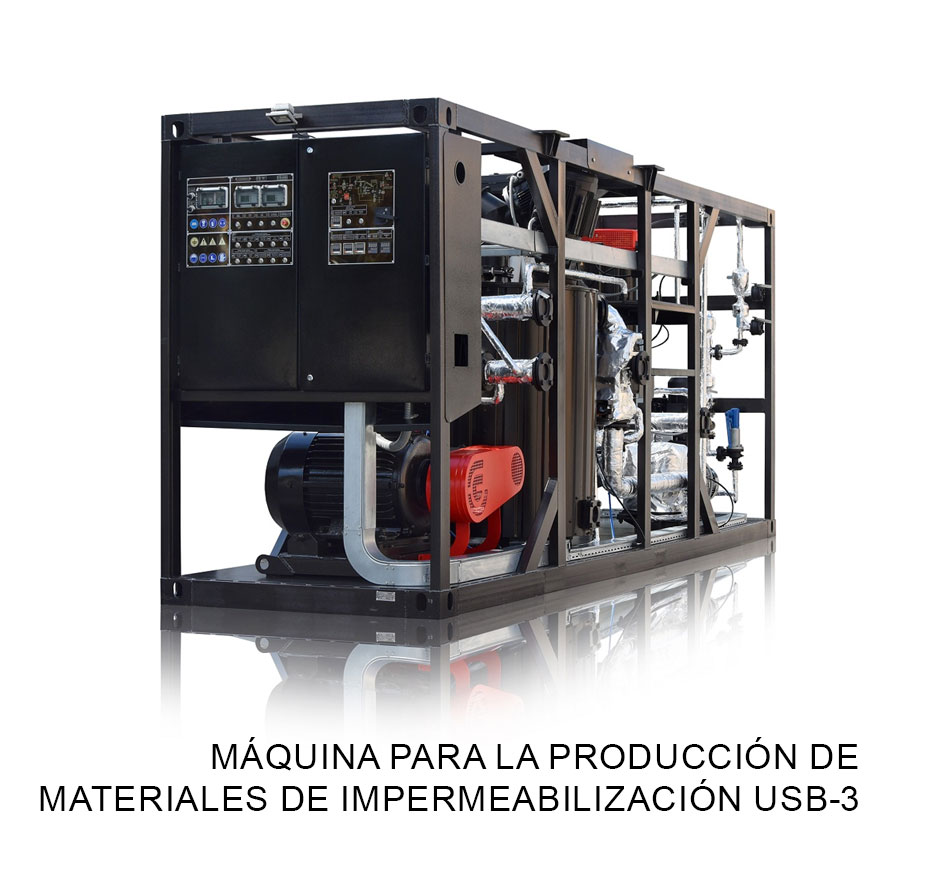 Máquina para la producción de materiales de impermeabilización USB-3
