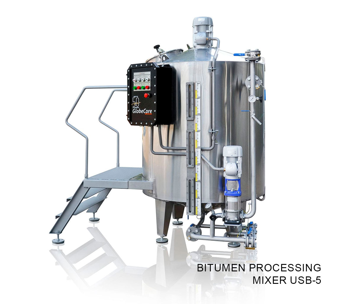 Bitumen processing mixer USB-5