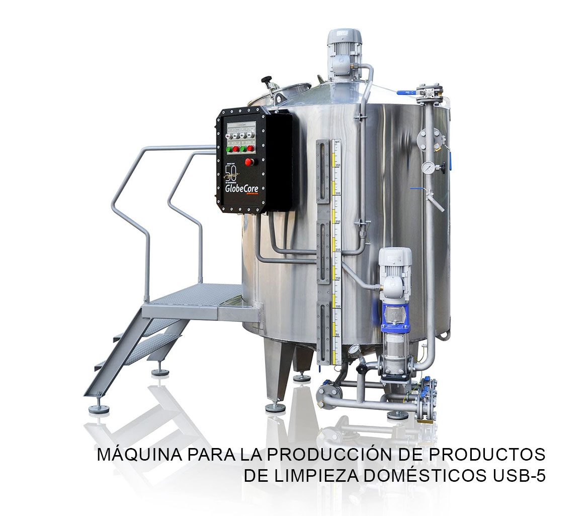 Máquina para la producción de productos de limpieza domésticos USB-5