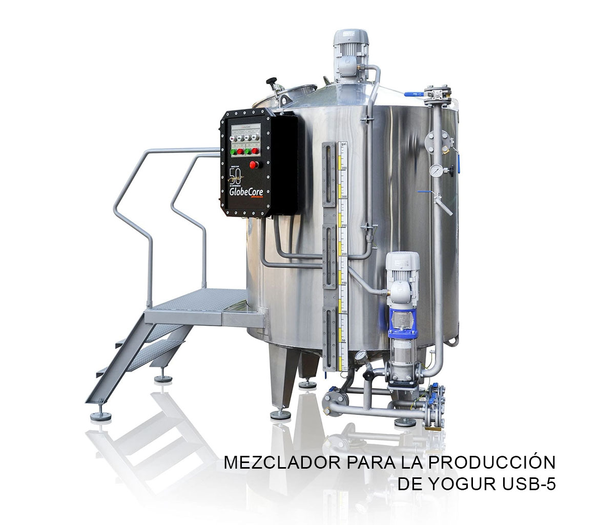 Mezclador para la producción de yogur USB-5