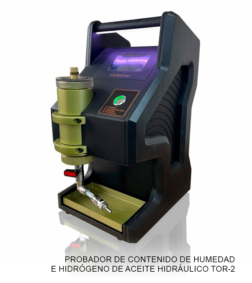 Probador de contenido de humedad e hidrógeno de aceite hidráulico TOR-2