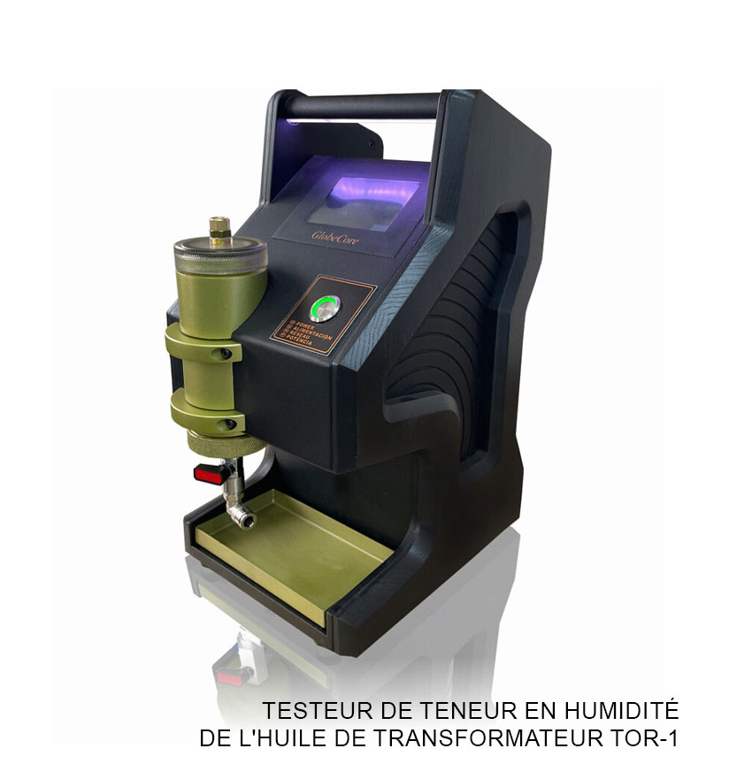 Testeur de teneur en humidité de l'huile de transformateur TOR-1