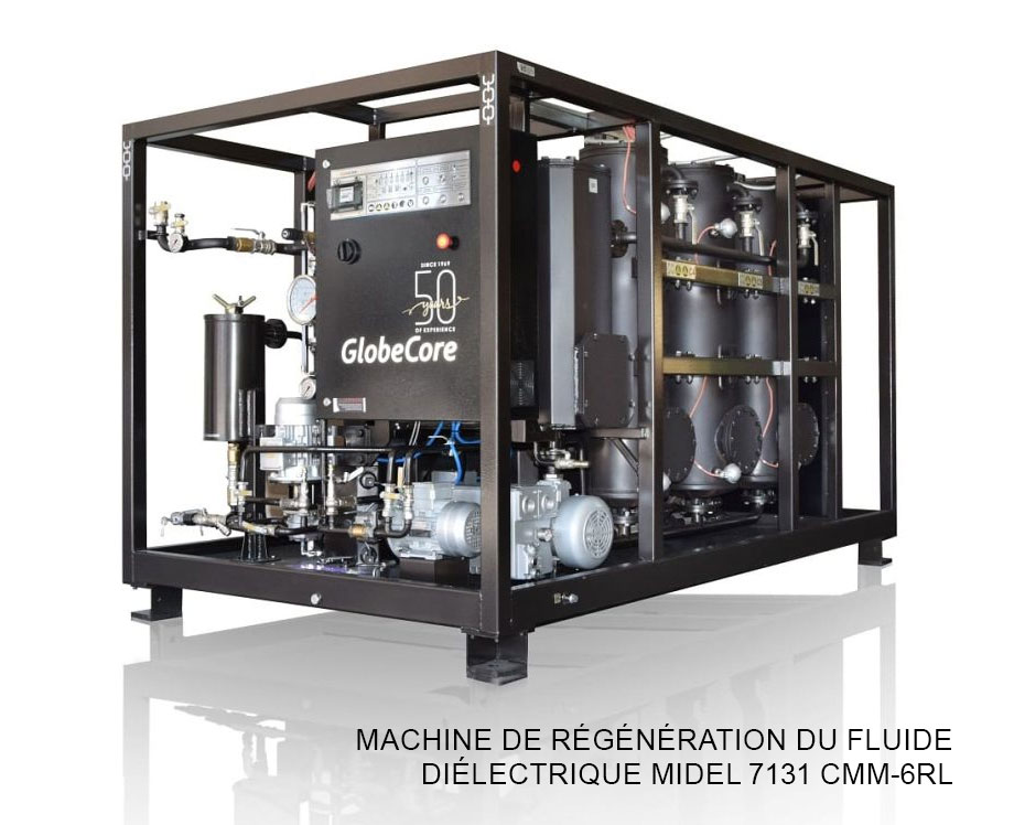 Machine de régénération du fluide diélectrique Midel 7131 CMM-6RL