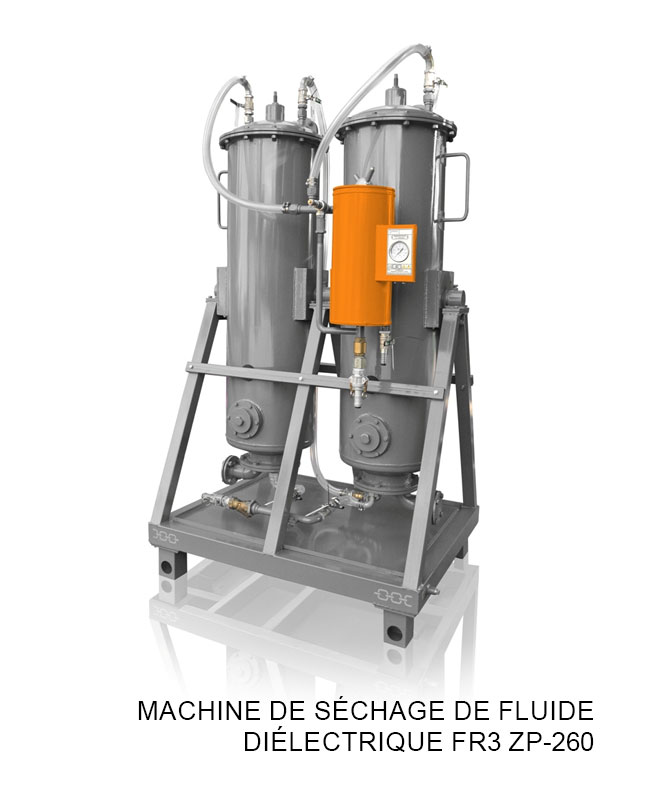 Machine de séchage de fluide diélectrique FR3 ZP-260