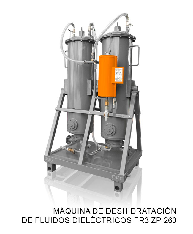 Máquina de deshidratación de fluidos dieléctricos FR3 ZP-260