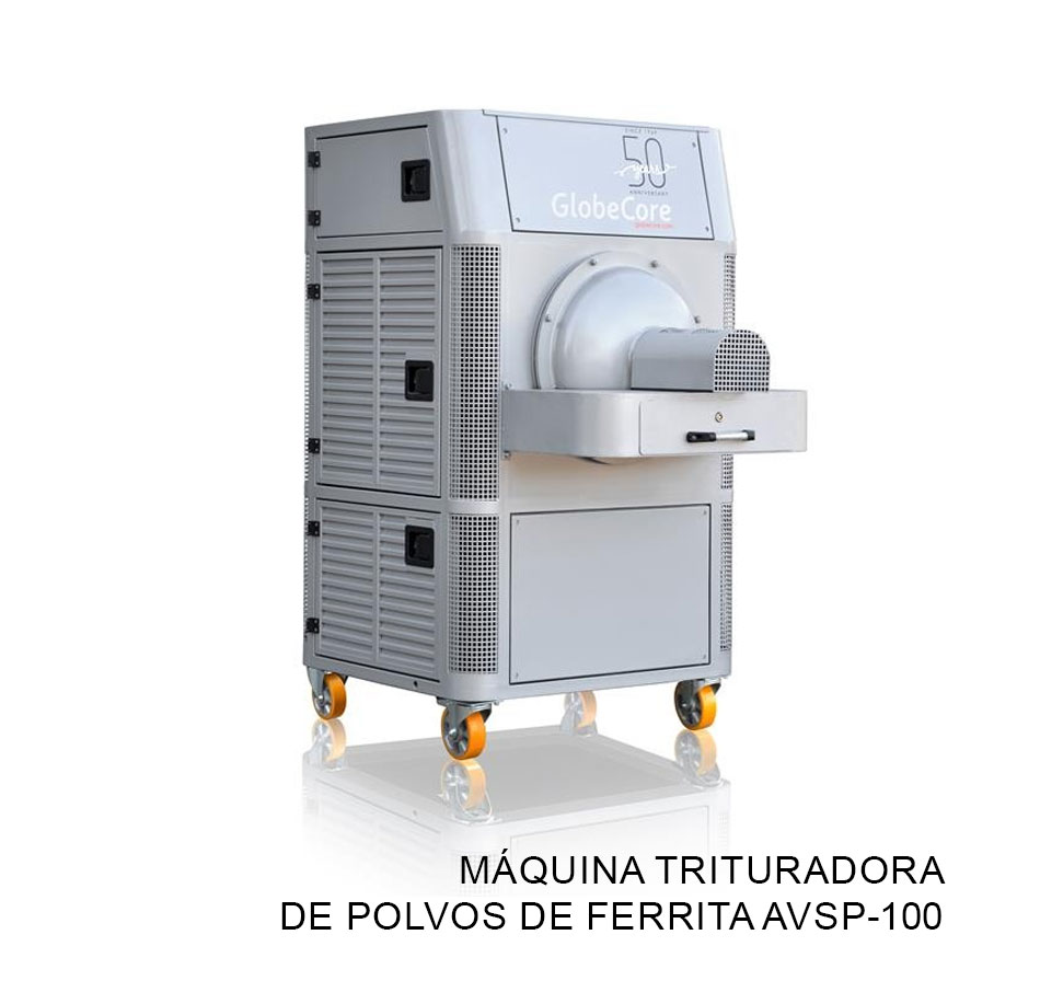 Máquina trituradora de polvos de ferrita AVSp-100