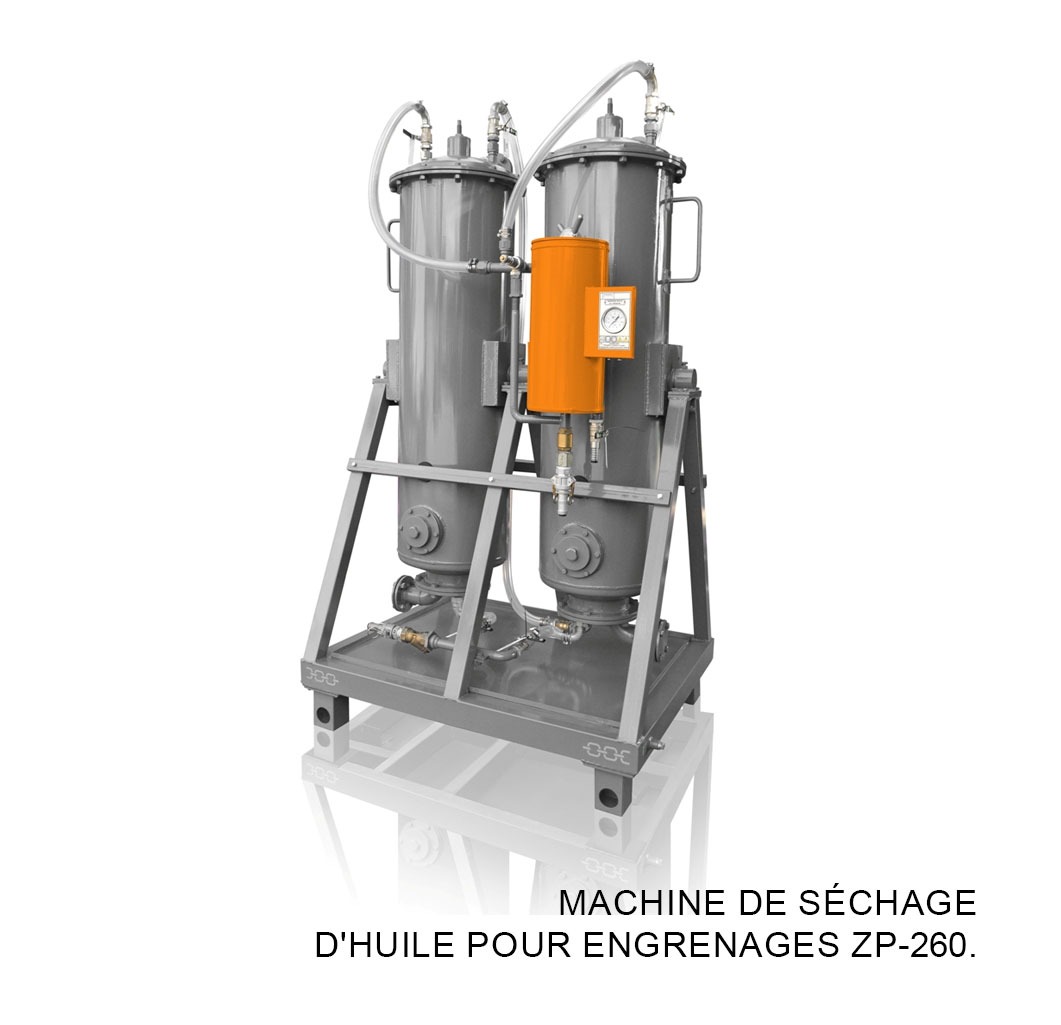 Machine de séchage d'huile pour engrenages ZP-260.