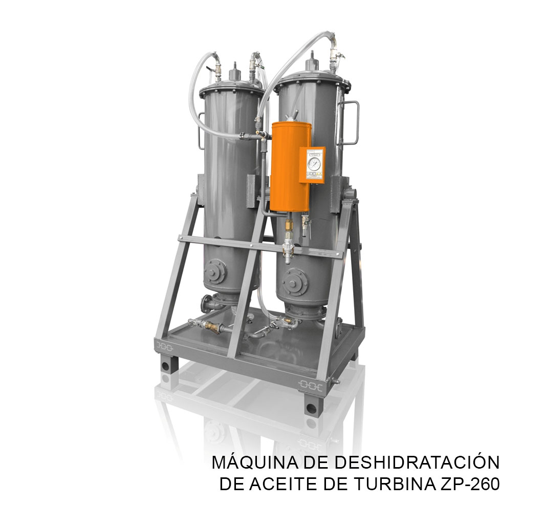 Máquina deshidratación de aceite de turbina ZP-260