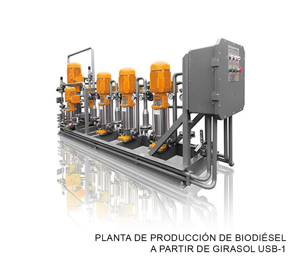 Planta de producción de biodiésel a partir de girasol USB-1