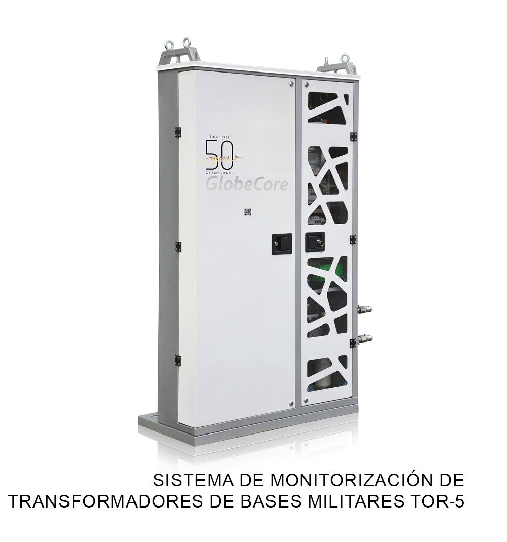 Sistema de monitorización de transformadores de bases militares TOR-5