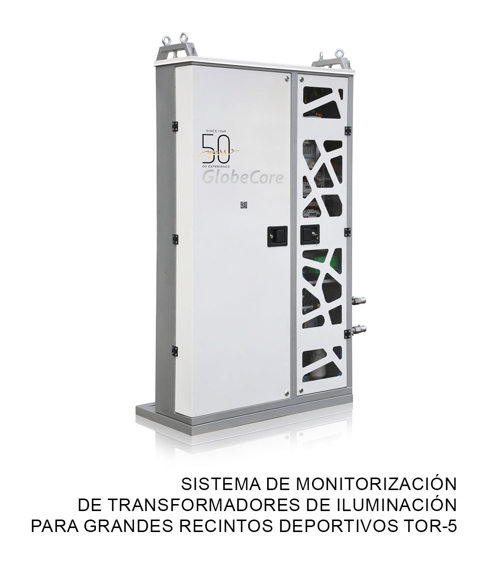 Sistema de monitorización de transformadores de iluminación para grandes recintos deportivos TOR-5