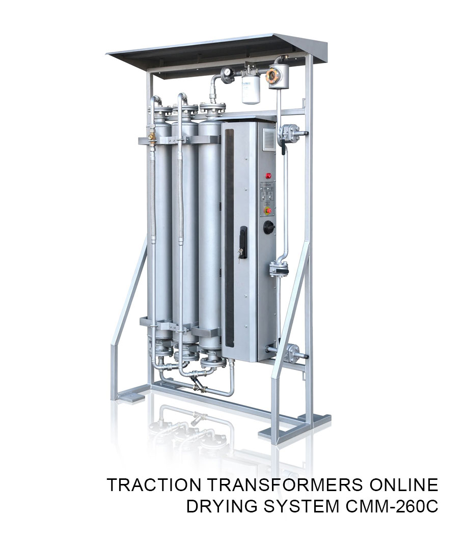 Traction transformers online drying system CMM-260C