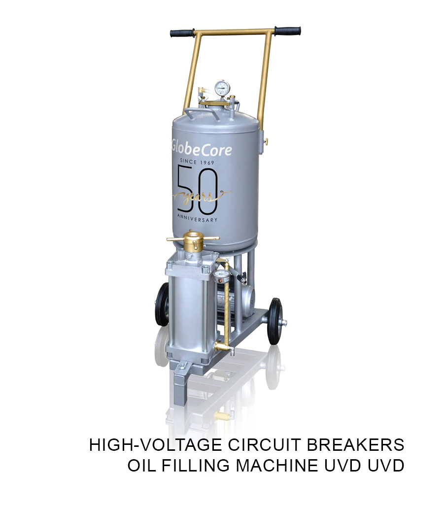 high-voltage circuit breakers oil filling machine
