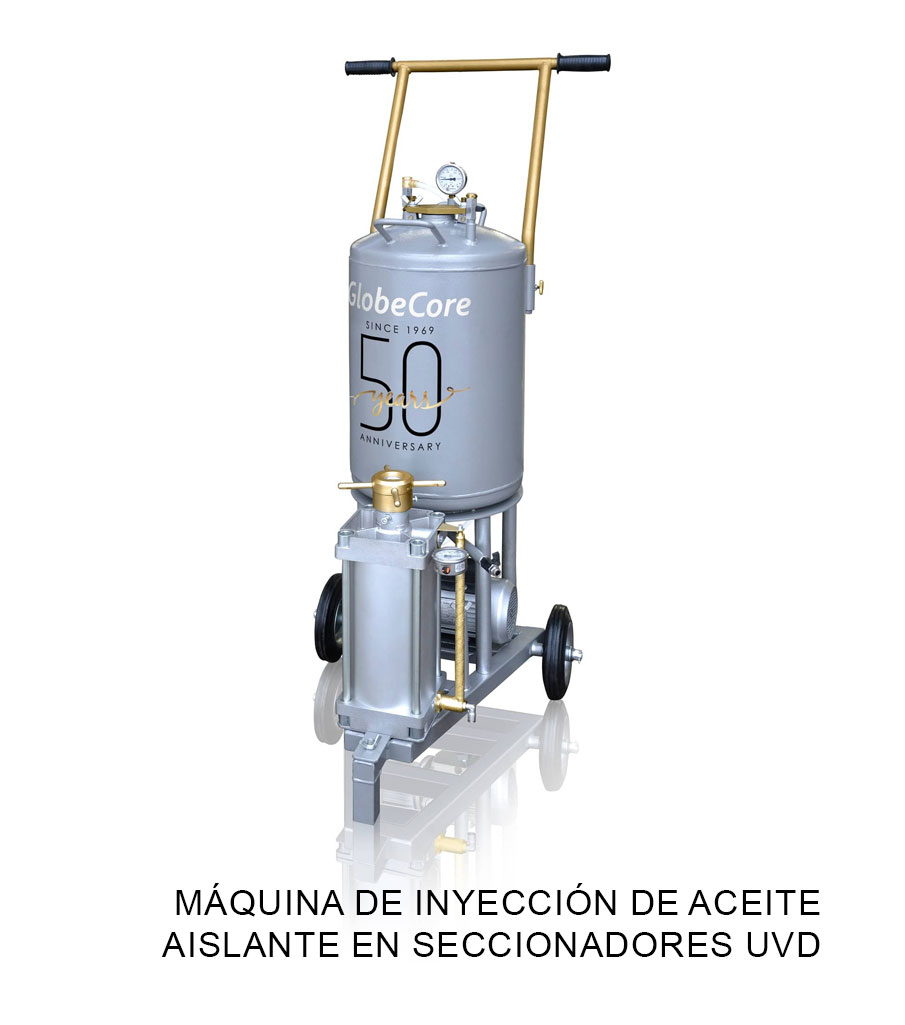 Máquina de inyección de aceite aislante en seccionadores UVD