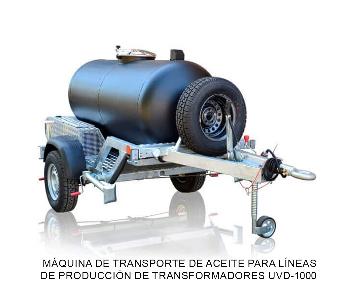 Máquina de transporte de aceite para líneas de producción de transformadores UVD-1000
