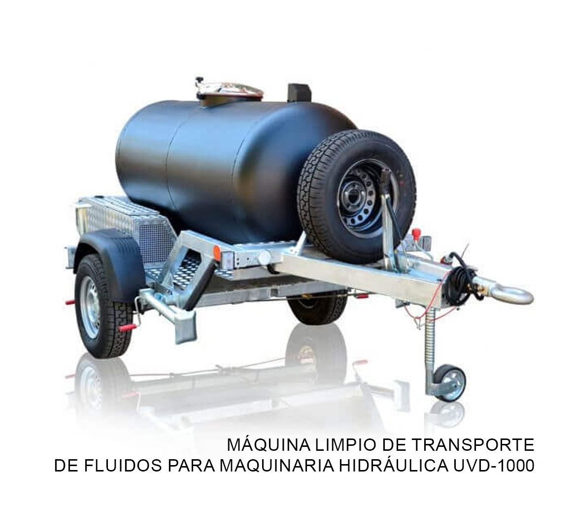 Máquina limpio de transporte de fluidos para maquinaria hidráulica UVD-1000