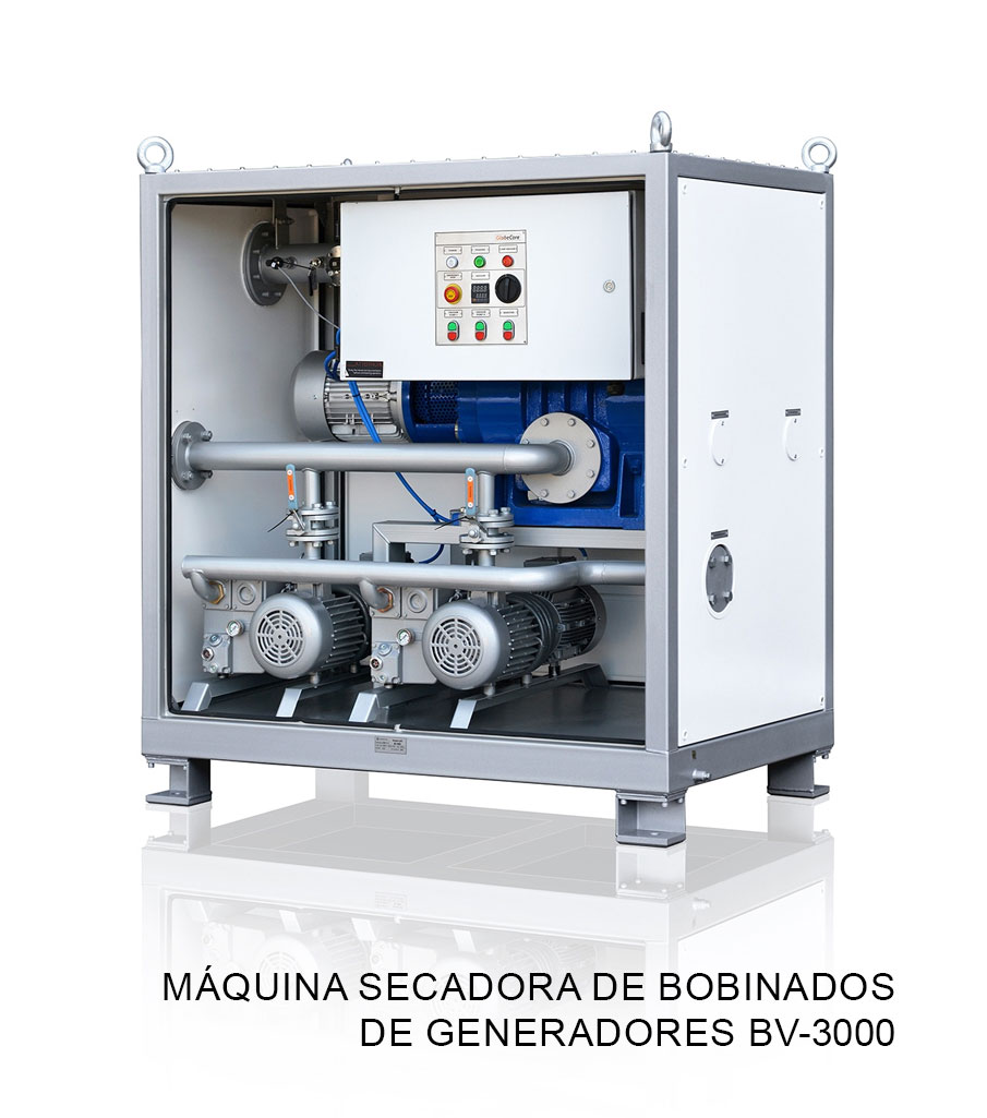 Máquina secadora de bobinados de generadores BV-3000