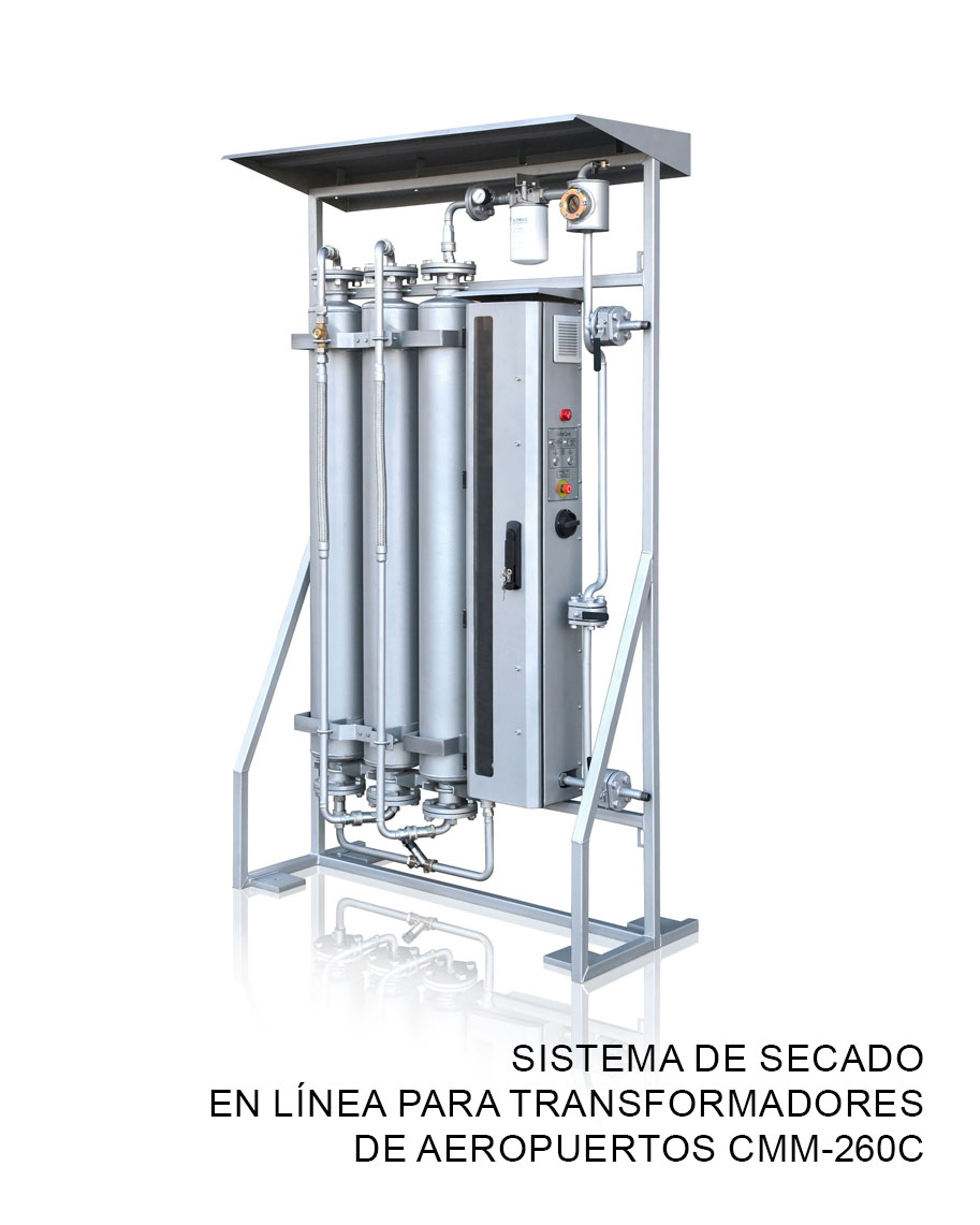 Sistema de secado en línea para transformadores de aeropuertos CMM-260C