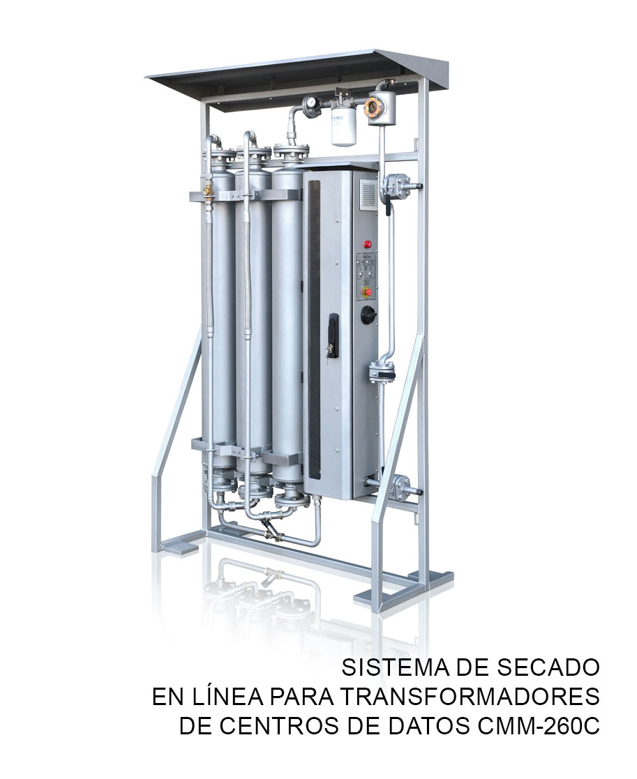Sistema de secado en línea para transformadores de centros de datos CMM-260C