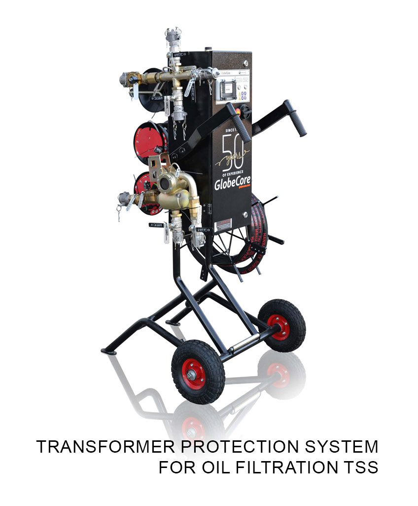 Transformer protection system for oil filtration TSS