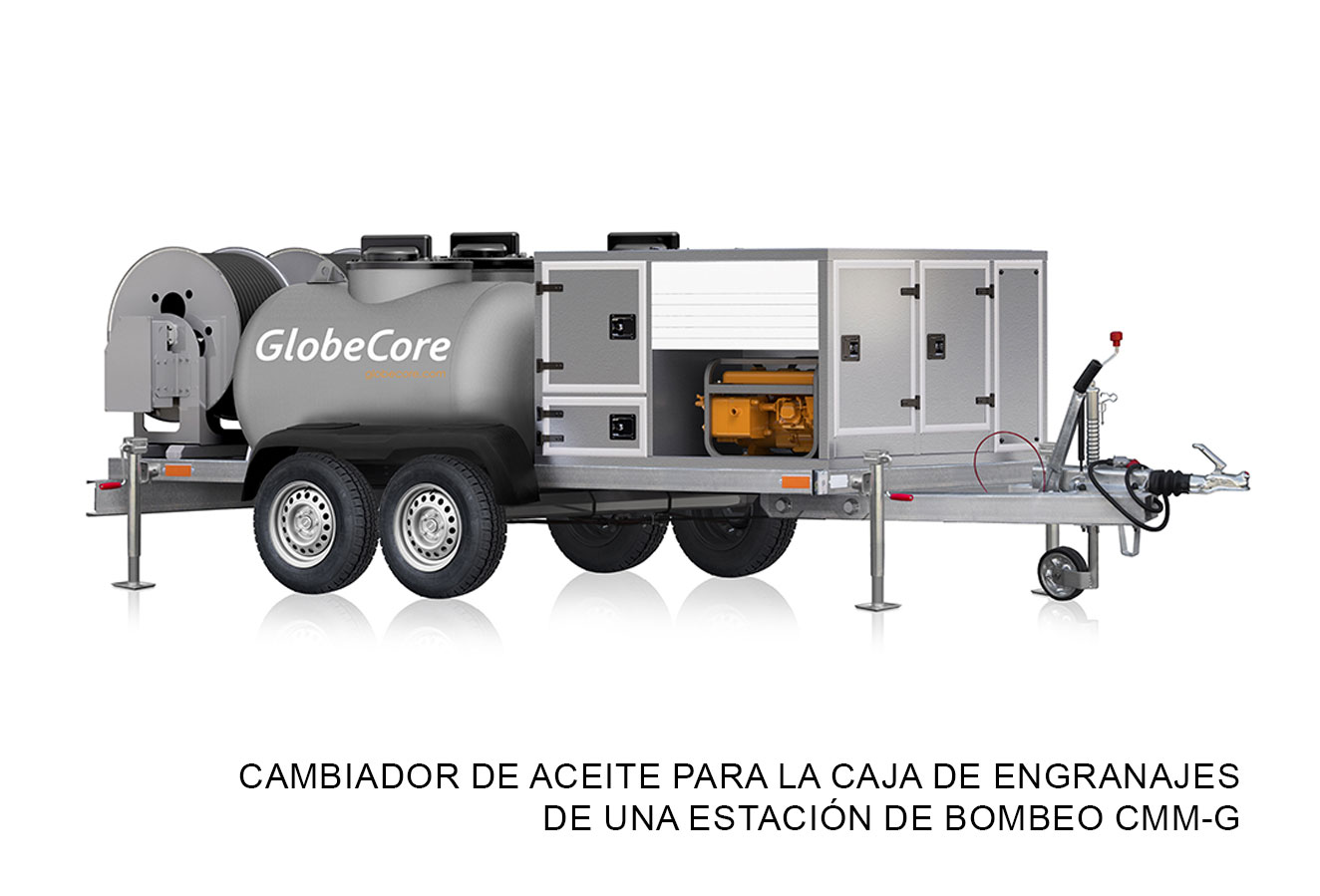 Cambiador de aceite para la caja de engranajes de una estación de bombeo CMM-G